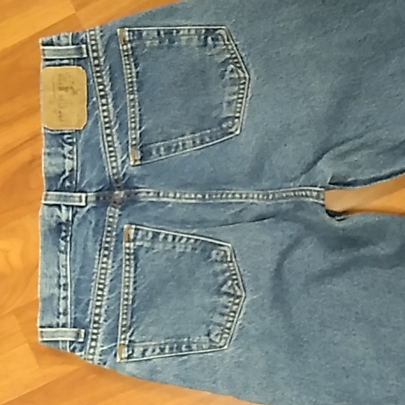 SOLD: vintage Gap Blue Jeans high-waisted button fly bootcut jeans - Picture 7 of 8